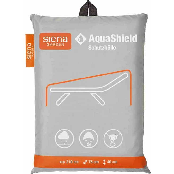 Siena Garden AquaShield Liegenhülle - hellgrau, Polyester (D41178) – Bild 1