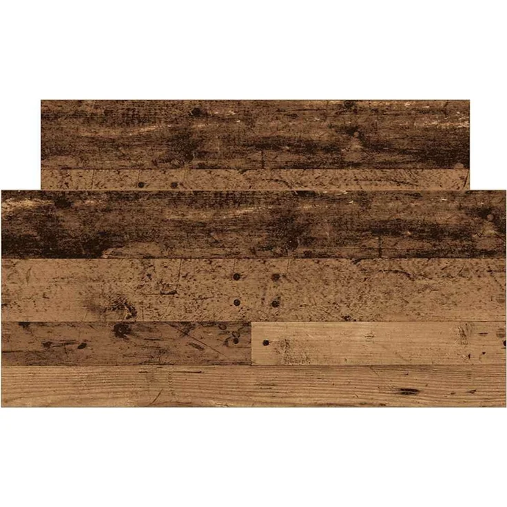 vidaXL Bettgestell ohne Matratze Altholz-Optik 90x200cm Holzwerkstoff 857474 – Bild 5