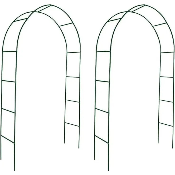 2x Garten Rosenbogen Torbogen Rankgitter Rosensäule 40776