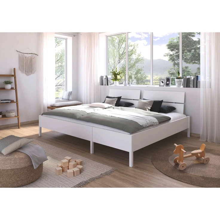 Rauch Möbel 'Mare' Familienbett, Liegefläche 240x200 cm,Farbe Weiß, 248 x 95 x 217 cm – Bild 1