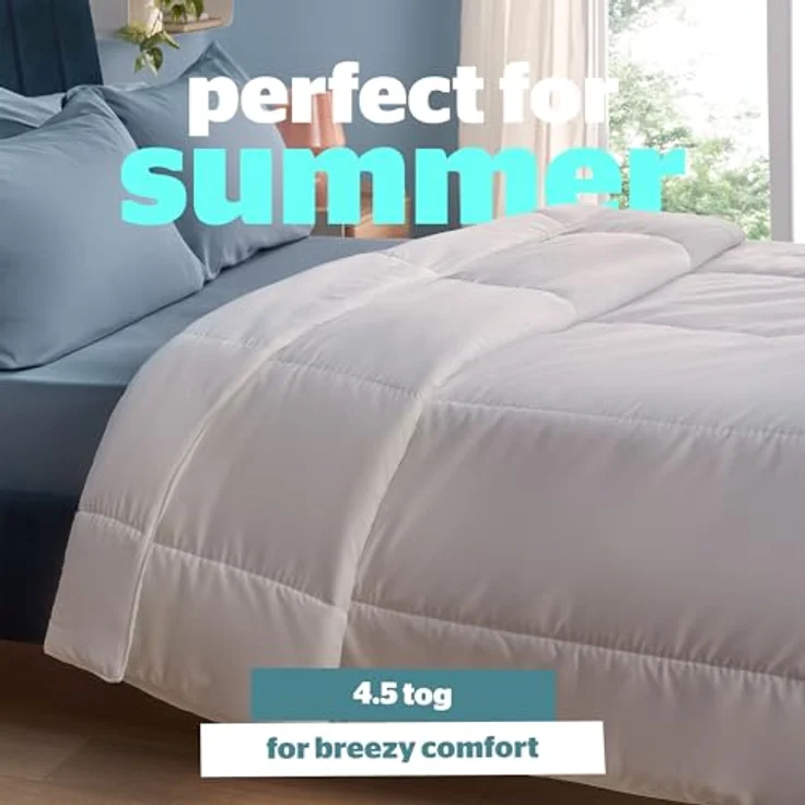 Silentnight Cooler Summer Sommerbettdecke, Tog-Wert 4,5, King Size – Bild 5