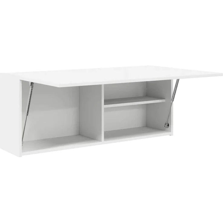 vidaXL Bad-Wandschrank Weiß 100x25x40 cm Holzwerkstoff 860103 – Bild 4