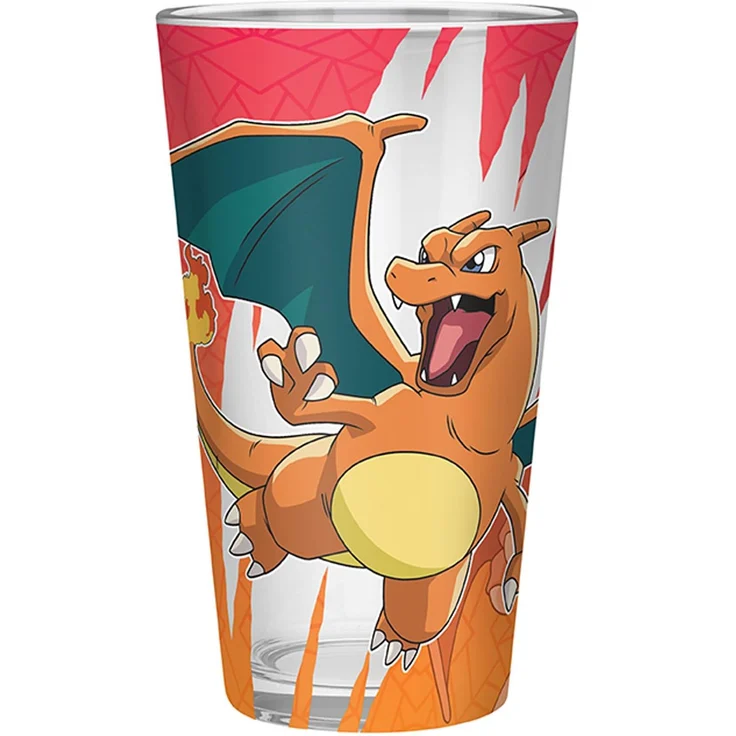 POKEMON - Large Glass Premium - 400ml - Charizard
