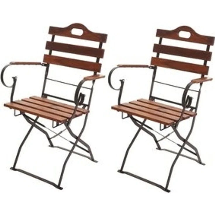 MCW Gartenstuhl MCW-J40-S (2er), Zusammenklappbar, Hochwertige Verarbeitung, Platzsparende Lagerung – Bild 6