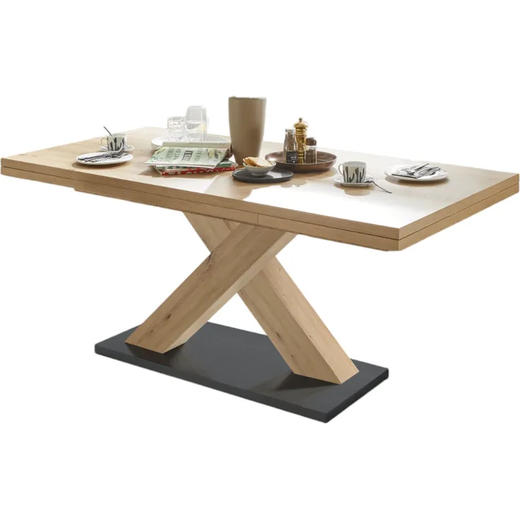 Esstisch ausziehbar Elene 160x90x76 Asteiche 13979-160