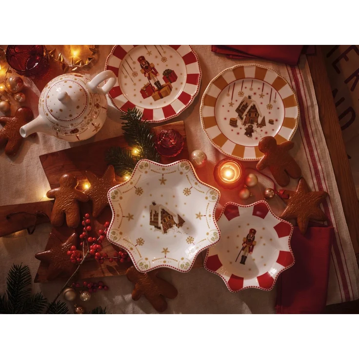 Hutschenreuther Teller flach 22 cm Christmas Love red – Bild 2