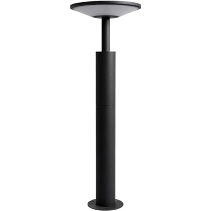Lucande LED Wegeleuchte, strahlwassergeschützte Pollerleuchte IP65, 60 cm, 12W warmweiß (3000K), anthrazit – Bild 1