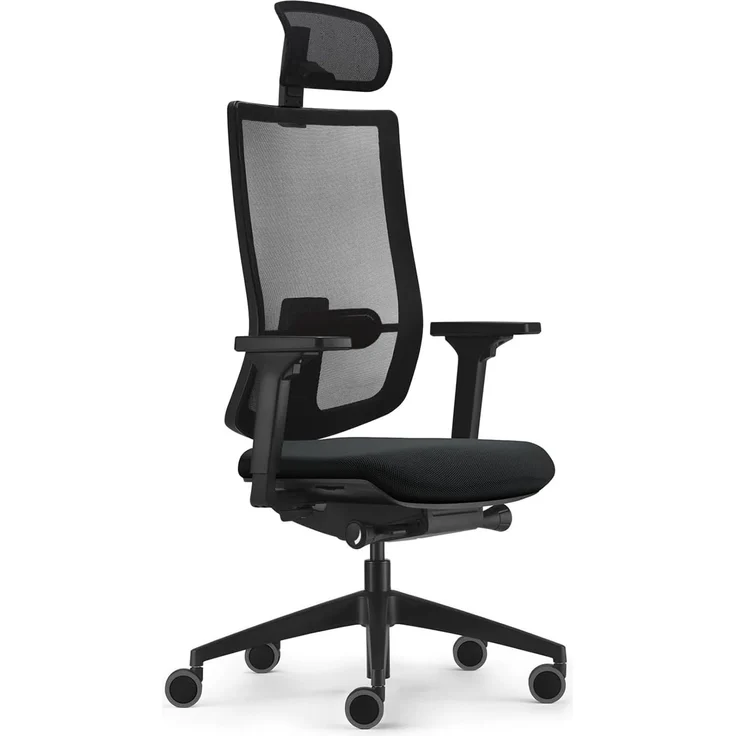 Sedus, se:do PRO Light 2, ergonomischer Bürostuhl, Netzmembran, dunkelblau, Lordosenstütze, Nackenstütze, höhenverstellbar – Bild 1