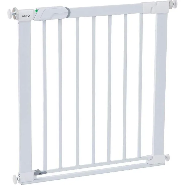 Safety 1st 'Flat Step' Treppenschutzgitter, für Türbreiten 73 - 80 cm, Metall, Weiß