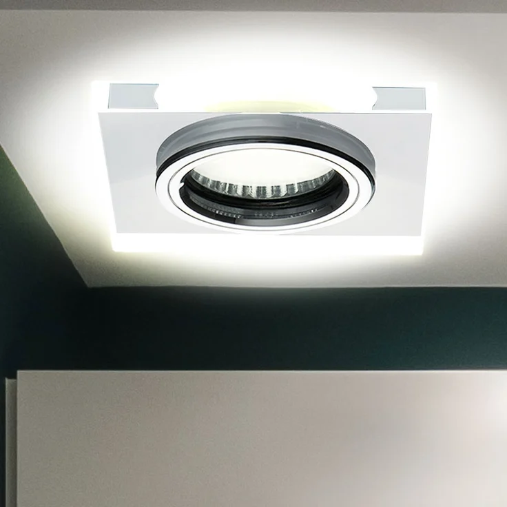 Einbaustrahler aus Glas mit weißen Deko LEDs SOREN – Bild 4