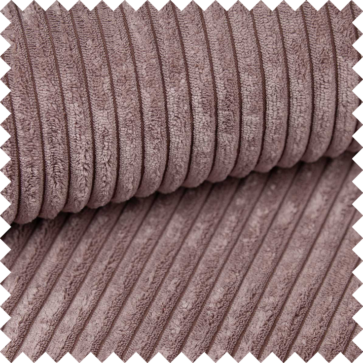 Selsey 'Farese ' Ecksofa mit Cordbezug, Schlaffunktion und Stauraum, Rosa, rechts – Bild 9
