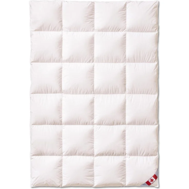 KÜNSEMÜLLER Gänsedaunenbettdecke Daunenkassettendecke "Canadische Schneegans"2 cm Innensteg, Warm, Füllung: 100% Gänsedaunen, Bezug: 100% Baumwolle, Premiumqualität, für ein exklusives Schlaferlebnis – Bild 1