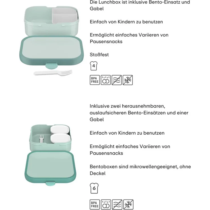 Mepal CAMPUS Brotdosen-Set mit Gabel Paw Patrol Pups (2025) – Bild 3