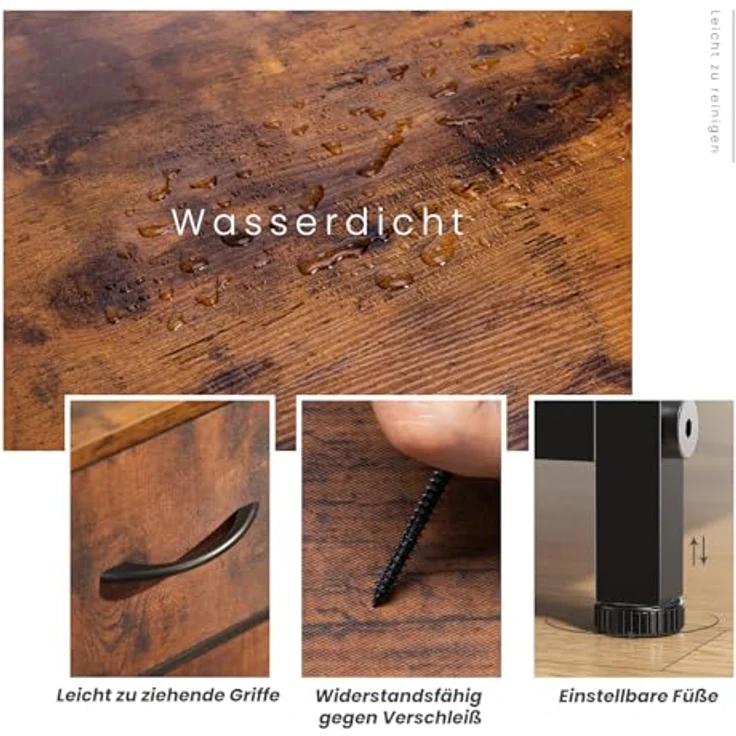 Sweetcrispy Kommode für Schlafzimmer mit 9 Stoffschubladen, hoher Truhenaufbewahrungsturm, Organizer-Einheiten für Kleiderschrank, Kinderzimmermöbel, Stahlrahmen, Holzplatte, leicht, schnell – Bild 7