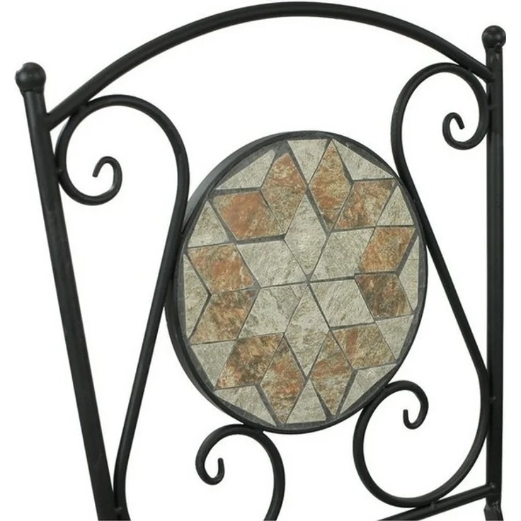 HTI-Living Gartenstuhl Metallstuhl 2er Set Marokko (Set, 2 St), Gartenstuhl Mediterran – Bild 2