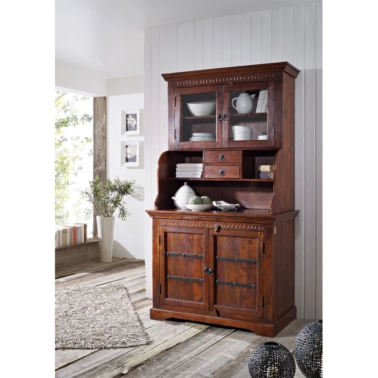 Buffet Akazie 106x60x196 nougat lackiert OXFORD #510 – Bild 7