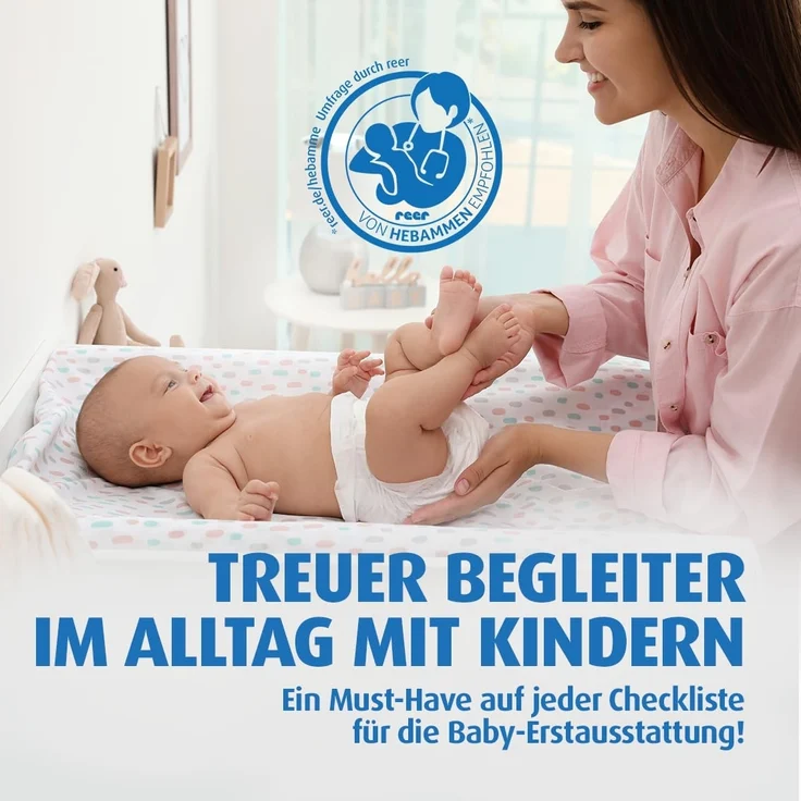 Reer 'EasyHeat' Wickeltischstrahler, Heizstrahler mit Wandhalterung, Wärmelampe fürs Baby, kompaktes Design, weiß/grau, 46x12 cm (BxH) – Bild 10