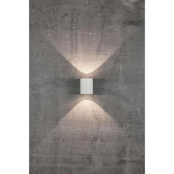 LED Wandaußenleuchte up down weiß Nordlux Canto 2 2x a 6W 500lm 3000K