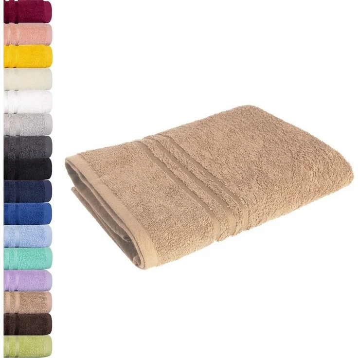 Lavea Saunatuch 80x200 cm, Frottierserie Elena, Cappuccino – Bild 5