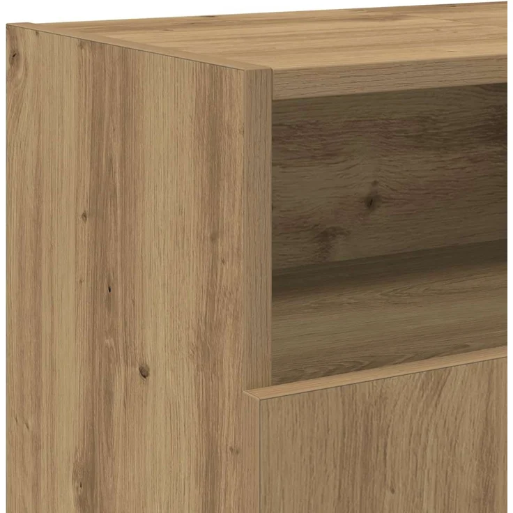 vidaXL TV-Schrank mit LED-Leuchten Artisan-Eiche 120x30x50 cm 856352 – Bild 10