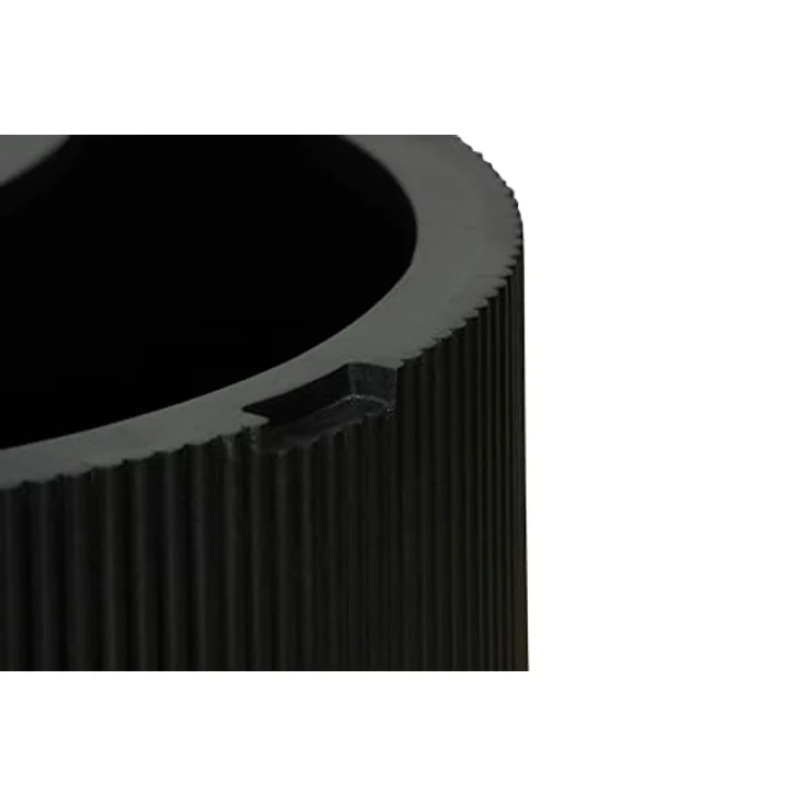 byLIVING Couchtisch Owen/Tischplatte und Gestell in schwarz/Wohnzimmertisch/Kaffeetisch/Maße: D 80, H 36 cm – Bild 5