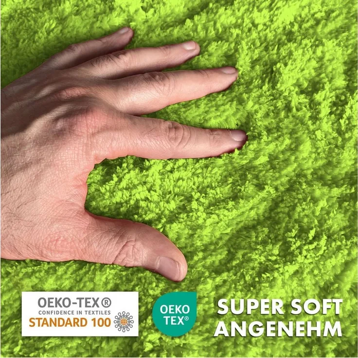 Floordirekt Badematte Sky Extra weich & saugstark, Fußbodenheizung geeignet, Hochflor, Höhe 30 mm, Rutschhemmende Rückseite, Waschmaschinen & Trockner geeignet, Polyester, Rechteckig, ohne Ausfransen dank gekettelten Rändern, Trittschalldämmend