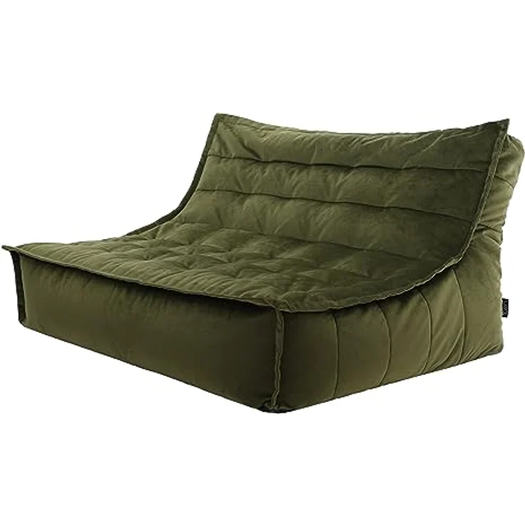 icon Sitzsack Sofa XXL aus Samt „Kota", 100x140x72cm, Made in Germany, für Erwachsene, XXL Sitzsack – Bild 2