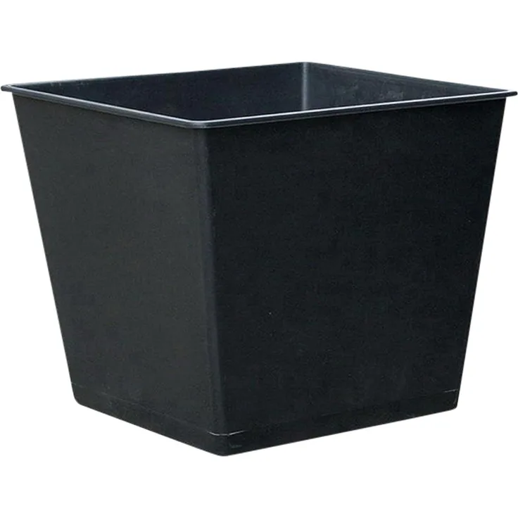 Dehner Universal-Pflanztopf, ca. 36 x 36 x 30 cm, Kunststoff, schwarz