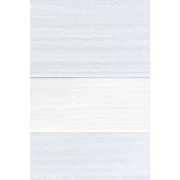 Lysel - Qualitätsdoppelrollo abdunkelnd weißgrau, (B x H) 140cm x 175cm in weiß/weißgrau – Bild 2