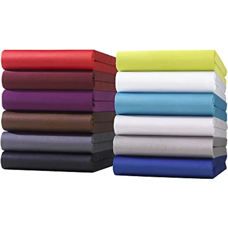 Hometex Premium Textiles Spannbettlaken Mikrofaser Spannbettlaken, In vielen Größen und Farben – Bild 2