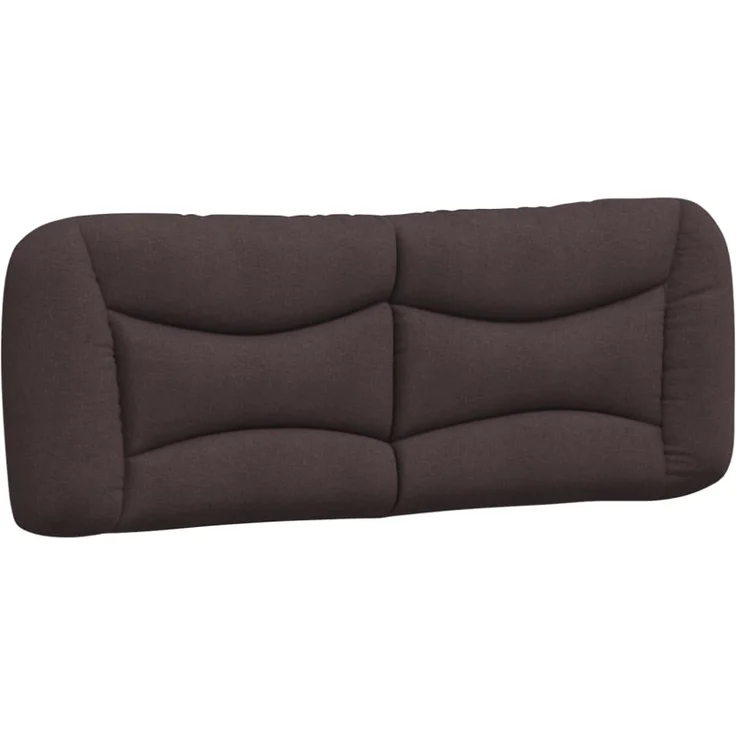 vidaXL Kopfteil-Kissen Dunkelbraun 140 cm Stoff 374579 – Bild 8
