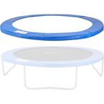 Monzana Trampolin Randabdeckung 30cm breit 100% UV-beständig reißfest Federabdeckung 366cm