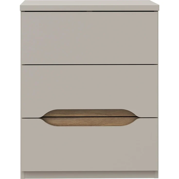 FORTE Nachtkommode, B/H/T 50,4/63,5/41,5 cm Nako passend zum Boxspringbett