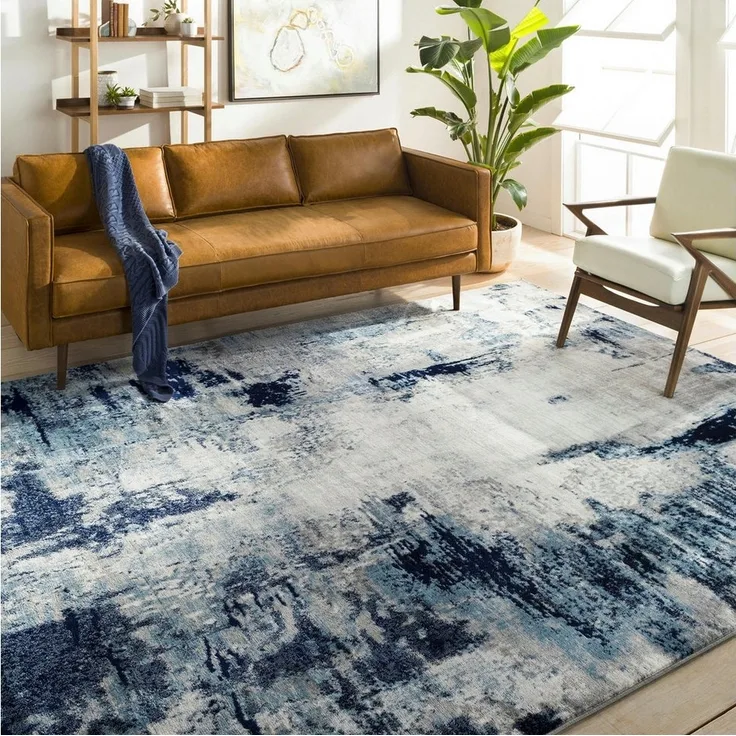 Surya GIULIA Teppich Blau 200 cm 274 cm 200x274 cm