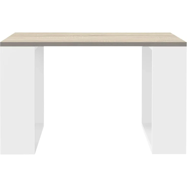 ML-DESIGN Couchtisch Wohnzimmertisch im modernen Stil, Kaffeetisch für Wohnzimmer oder Büro, Quadratischer Beistelltisch Sofatisch Kufenbeine Tisch 65x40cm – Bild 4