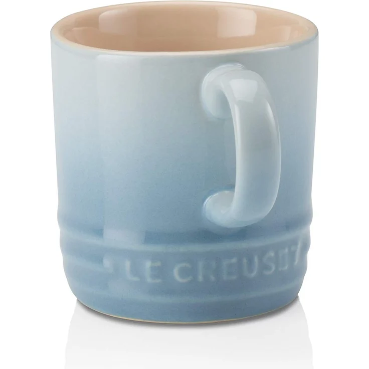 LE CREUSET Espressotasse aus Steinzeug, 100 ml, Coastal Blue, 70305104200099