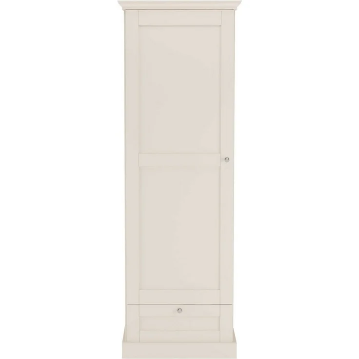 OTTO home Garderobenschrank Binz Flurschrank mit 1 Tür, 1 Schublade und ausziehbare Kleiderstange 1 verstellbarer Einlegebode, Metallknopfgriffe, Höhe 180 cm – Bild 2