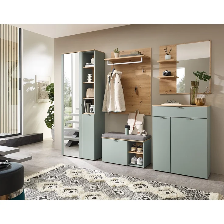 Innostyle Garderoben-Set Bari Garderobenprogarmm, BxHxT 264x202x38 cm, (Set, 5-St), Besteht aus 5 Typen – Bild 1
