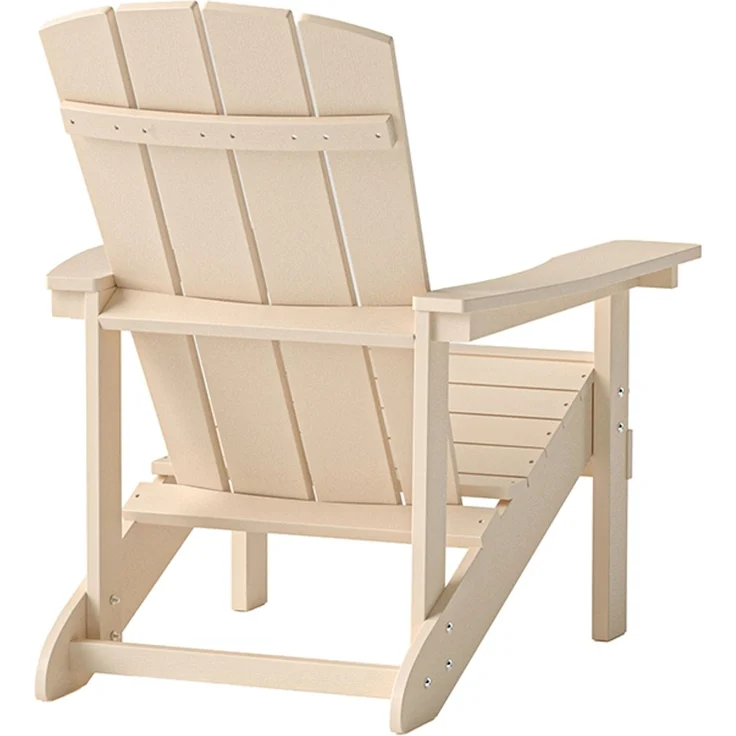 HOME DELUXE Gartenstuhl FAREA inkl. Hocker – Creme-Weiß – Bild 4