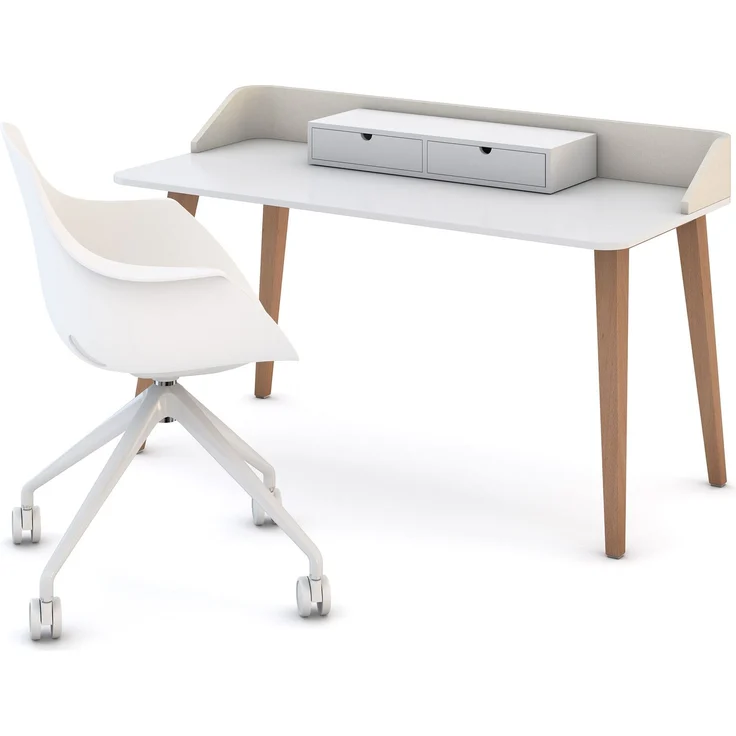 ASSMANN Sekretär Retaro Beige 120x60x74cm Holz – Bild 7