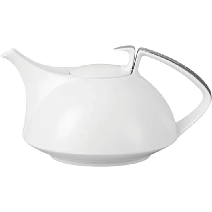 Teekanne 6 P. TAC Gropius Skin Platin Rosenthal Studio Line Teekanne, Spülmaschinengeeignet