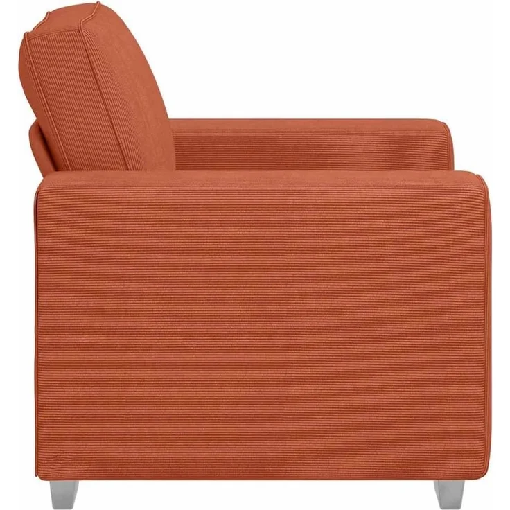 vidaXL Sessel Rot Orange 100x77x82 cm Cordstoff 4105192 – Bild 5