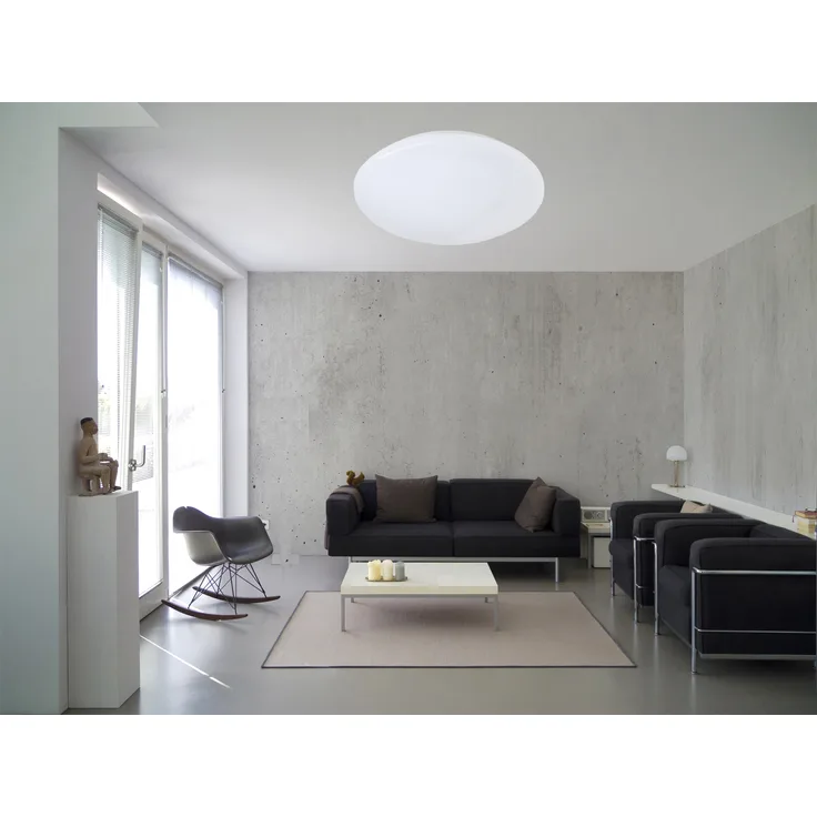 Deckenleuchte, LEDs/230V/15W, 3000K, DELA PUTZ 15W, 1. 500 lm Ø 400, Ausl. 100