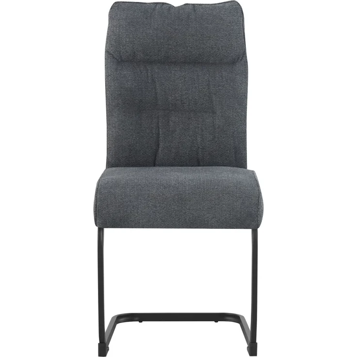 Schwinger-Stuhl 2er Set Rom Stühle in Anthrazit - gemütliches Design - B/H/T: 47x94x61 cm – Bild 3