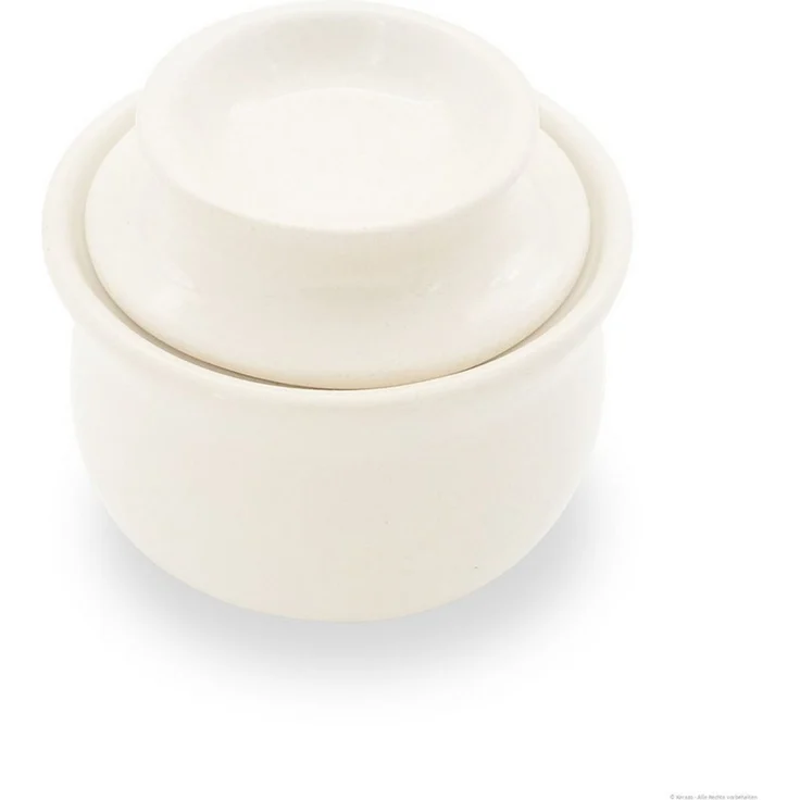 Bunzlauer Keramik Butterdose Bunzlauer Keramik Butterdose mit Wasserkühlung für 175g Butter Creme, Keramik – Bild 4