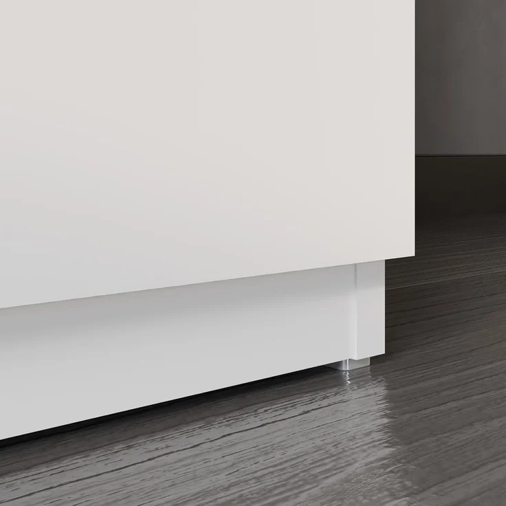 Forte HOME NOOK Mehrzweckschrank, modern mit 2 Türen, Holzwerkstoff, Weiß, 119,5x210,5x42 cm – Bild 10