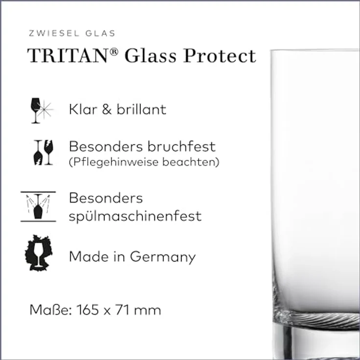 Zwiesel Glas ECHO Longdrinkglas 480 ml 4er Set – Bild 3