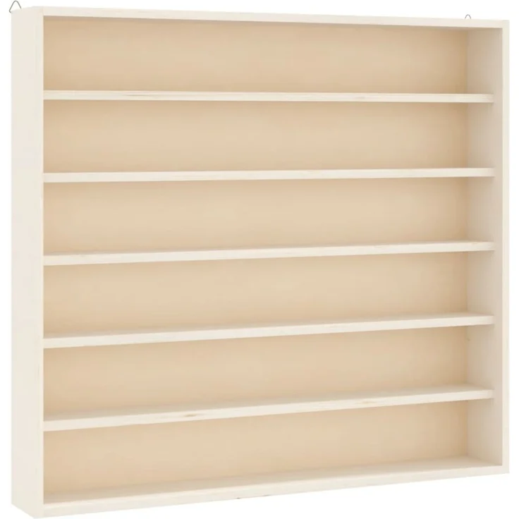 vidaXL Sammlervitrine aus Holz mit 6 Regalen 60x8,5x55 cm 4017382 – Bild 1