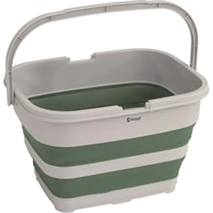 Outwell Collaps Recycleit Basket, Doppeleimer in Shadow Green für umweltfreundliche Mülltrennung – Bild 5