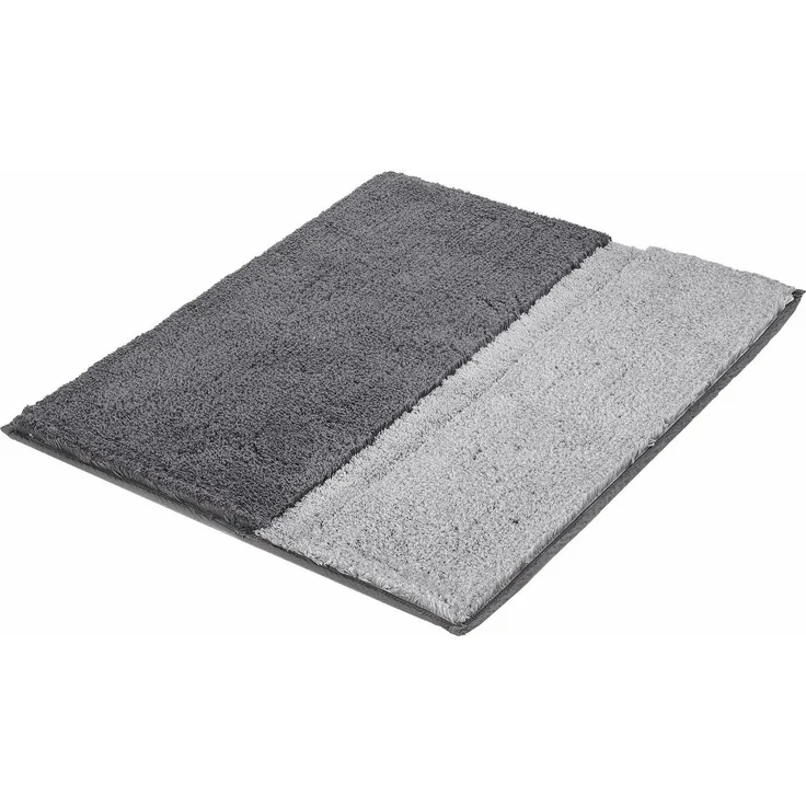 Kleine Wolke Badematte Life, Höhe 20 mm, rutschhemmend beschichtet, fußbodenheizungsgeeignet, Baumwolle, rechteckig, Badteppich, Streifen, Hoch-Tief Effekt – Bild 5